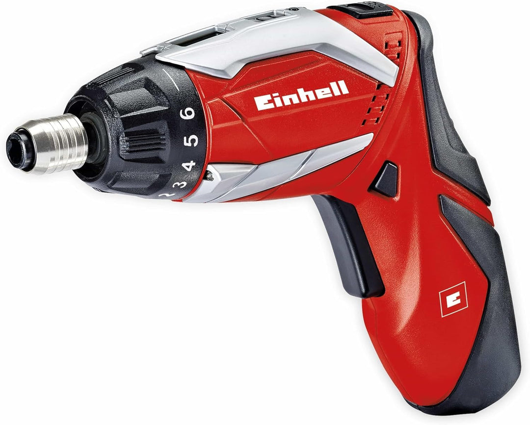 Einhell Akkuschreiber Set TE-SD 3,6 Li (Lithium Ionen, 3,6 V, 1,5 Ah, 3,5 Nm, 2x LED-Licht, Ladegerä