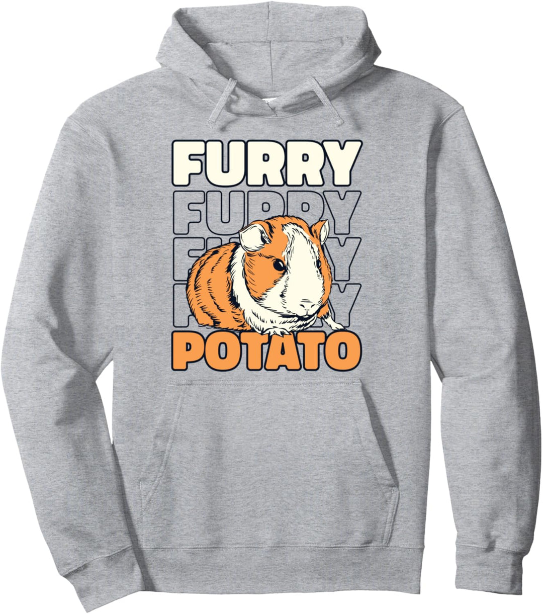Furry Potato Guinea Pig Langhaar Kurzhaar Meerschweinchen Pullover Hoodie