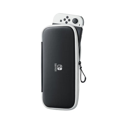 Nintendo Switch-Tasche & -Schutzfolie - Schwarz/Weiss Schwarz/Weiss Nintendo Switch, Schwarz/Weiss N