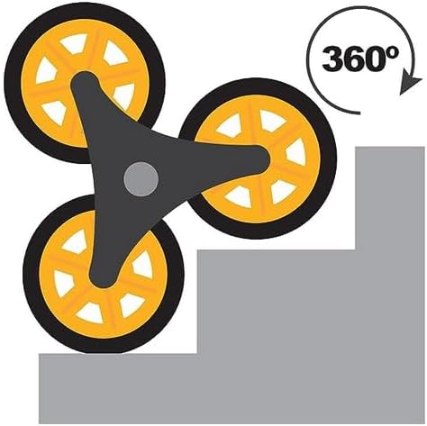 VITO Sackkarre Treppensteiger klappbar | 150kg Tragkraft | Handkarre zum klappen - Transportkarre |