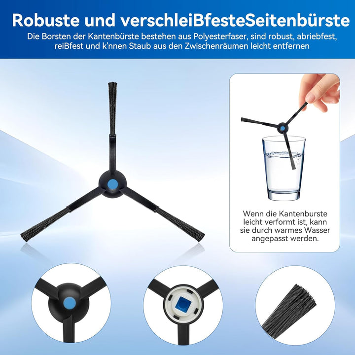 18 Stück Zubehör für ECOVACS DEEBOT T50 Pro Omni Gen2/T50 Pro Omni | T50 Omni/T50 Omni Gen2 Saugrobo
