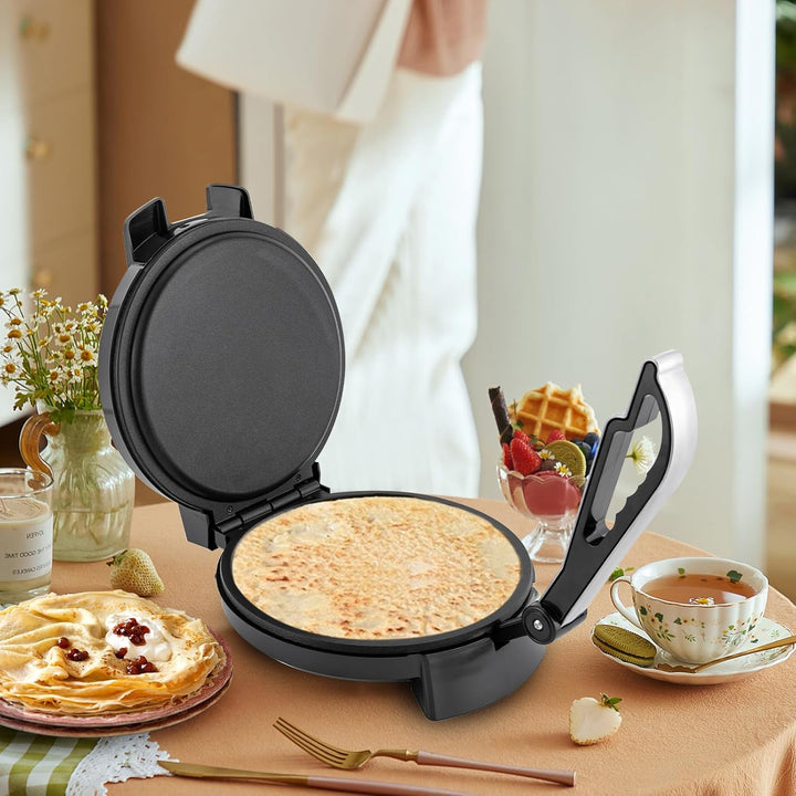 biniliubi Elektrische Crêpes-Pfannkuchenmaschine, herzhaftend, für Pfannkuchen, Pfannkuchen, Pfannku