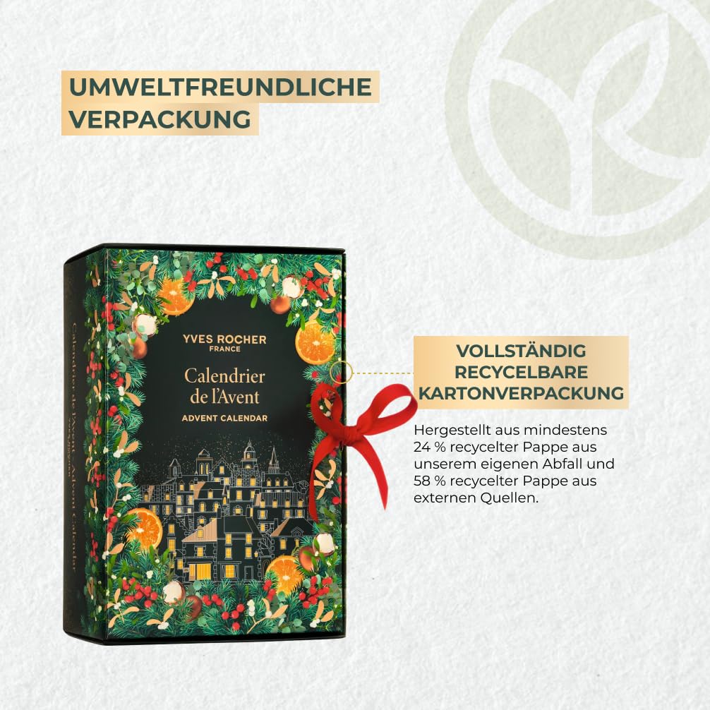 Yves Rocher Kosmetik & Beauty Adventskalender - Geschenk mit 24 Überraschungen: Gesichtspflege, Make