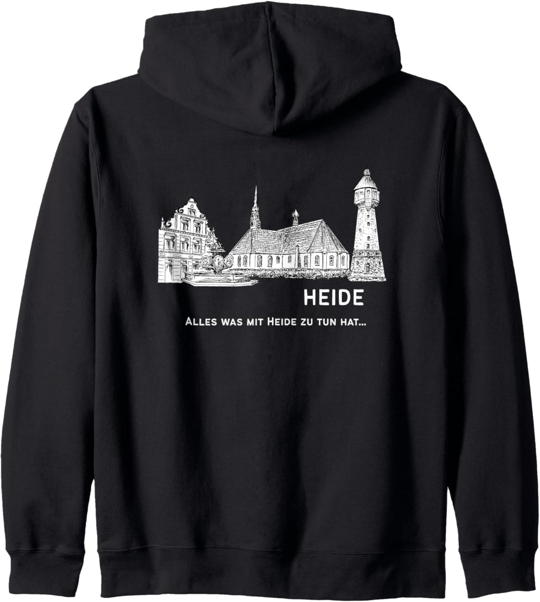 Heide - Dithmarschen Schleswig-Holstein Nordsee - Stadt Kapuzenjacke