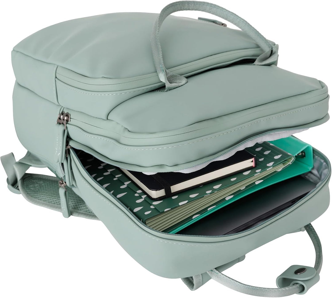 New Rebels William Milwaukee Salie Green 18L Rucksack Wasserabweisend Laptop 15.6"