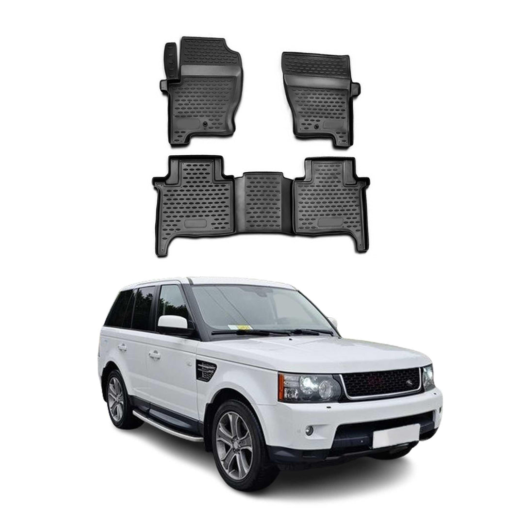 OMAC Gummimatten Fussmatten kompatibel mit Land Rover Range Rover Sport L320 2005-2013 4X Range Rove