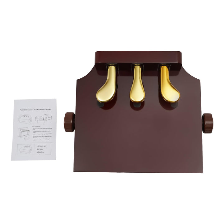 Klavier Pedal Extender mit 3 Pedalen Höhenverstellbar Pedalverlängerung bis zu 100kg für Kinder Anfä