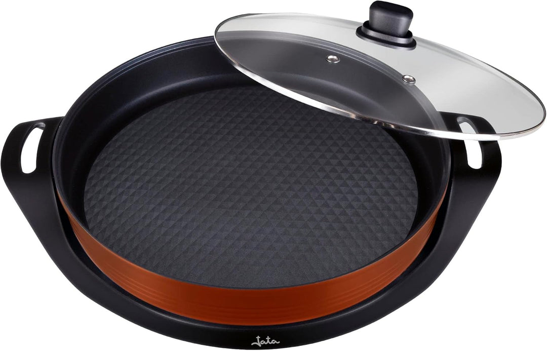 Jata JEPE1639 Elektrische Paella-Pfanne, antihaftbeschichtet, Durchmesser 38 cm, Tiefe 5 cm, gleichm