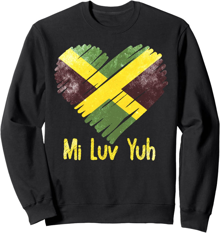 Jamaika Jamaikanische Flagge Karibik Urlaub Reggae Sweatshirt