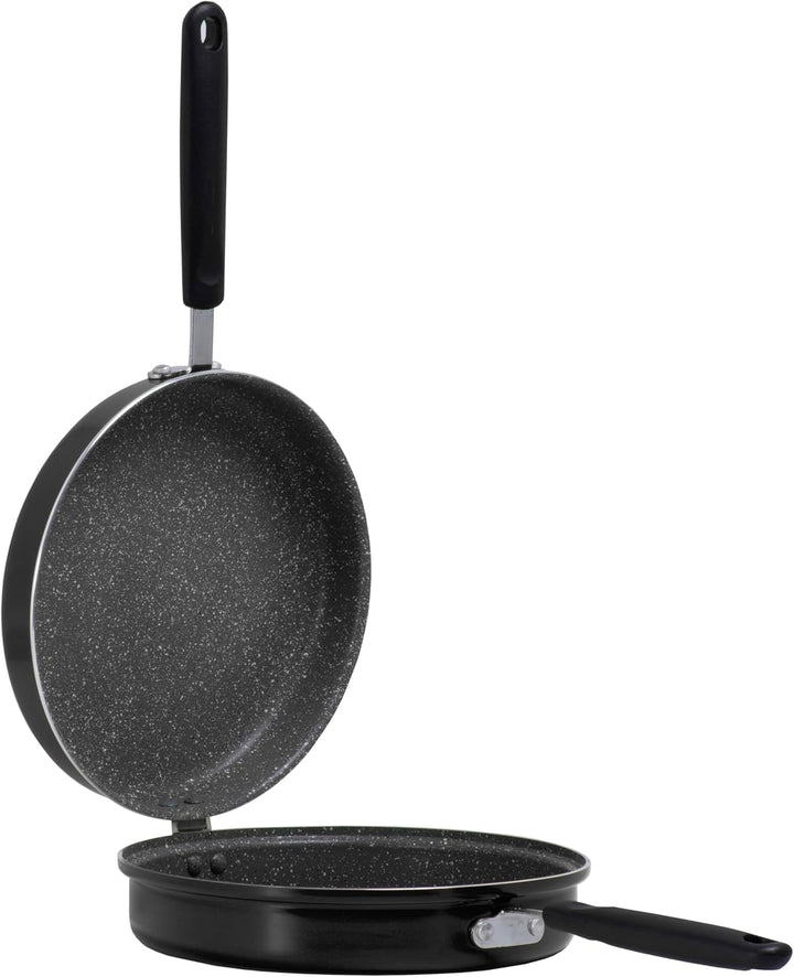 Aeternum, Black Pearl, Hohe Omelette, antihaftbeschichtet, Durchmesser 24 cm, induktionsgeeignet, Al