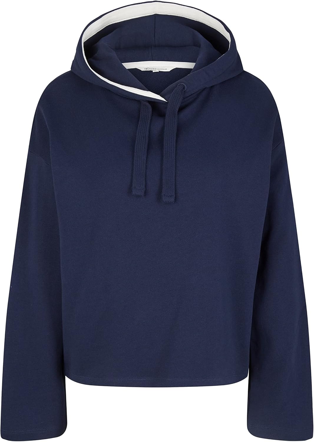 TOM TAILOR Denim Damen Basic Hoodie XS 10360 - Real Navy Blue, XS 10360 - Real Navy Blue