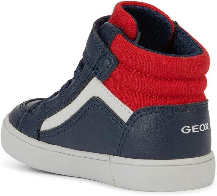 Geox Jungen B Gisli Boy D Sneaker 21 EU Navy Red, 21 EU Navy Red