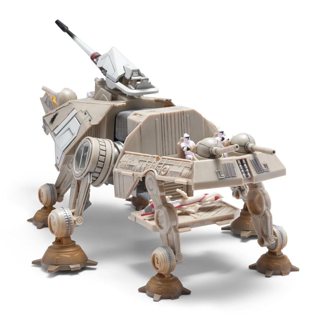 Star Wars Micro Galaxy Squadron SWJ0167 - at-TE, offizielles 23 cm Fahrzeug mit Figuren