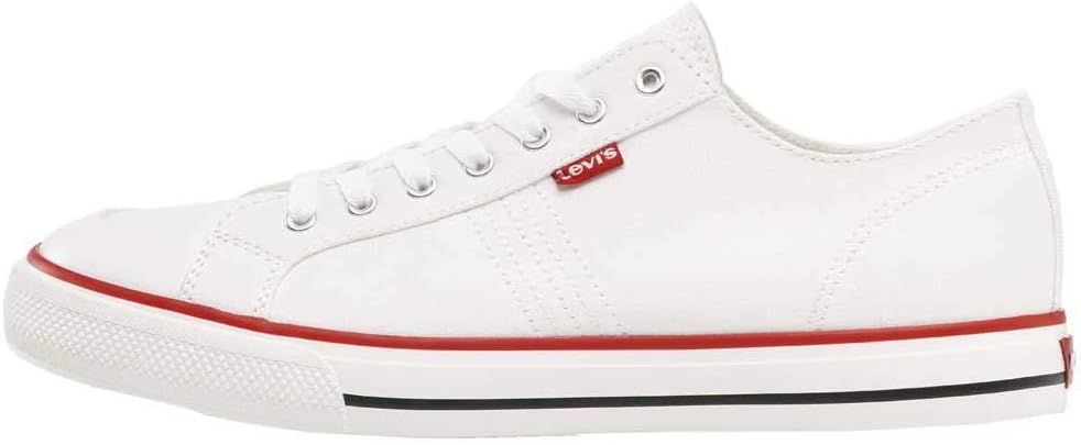 Levi's Herren Hernandez Sneaker 44 EU Regular White, 44 EU Regular White