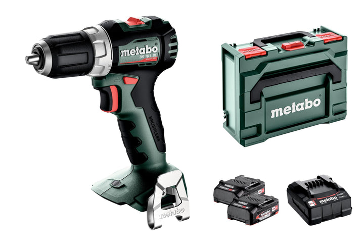 metabo Akku-Bohrschrauber BS 18 L BL, 18V Brushless Bohrer & Schrauber | Inkl. 2x 2,0Ah Li-Power Akk
