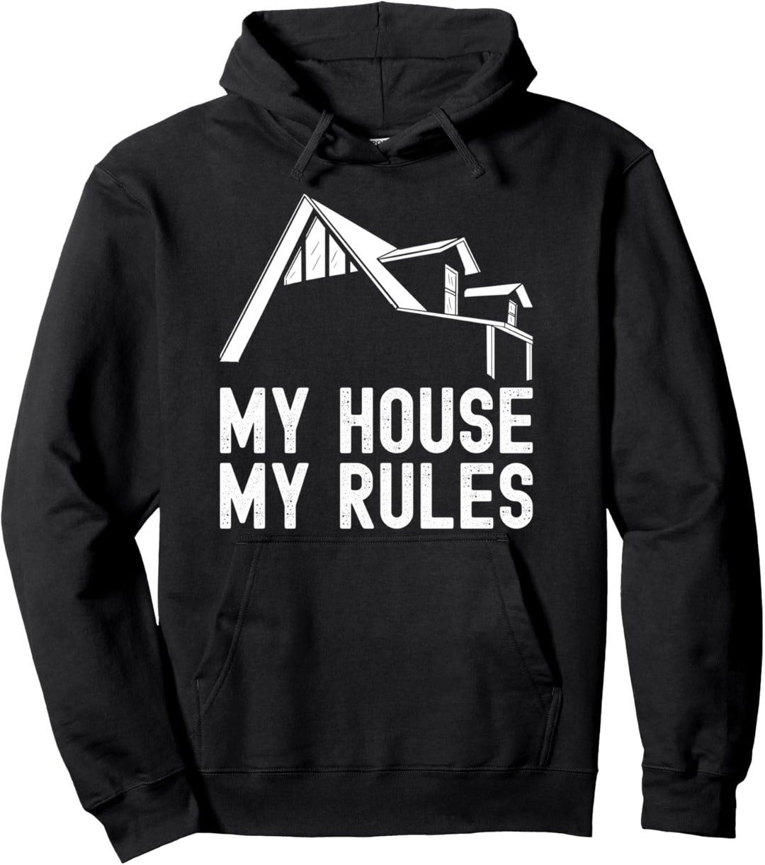 Stolzer Hausbesitzer - Bauherren Haus Häuslebauer Pullover Hoodie