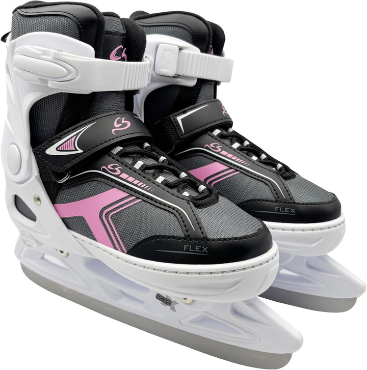 Cox Swain verstellbare Schlittschuhe Polar, Eislaufschuhe für Kinder, Jugendliche und Erwachsene bis