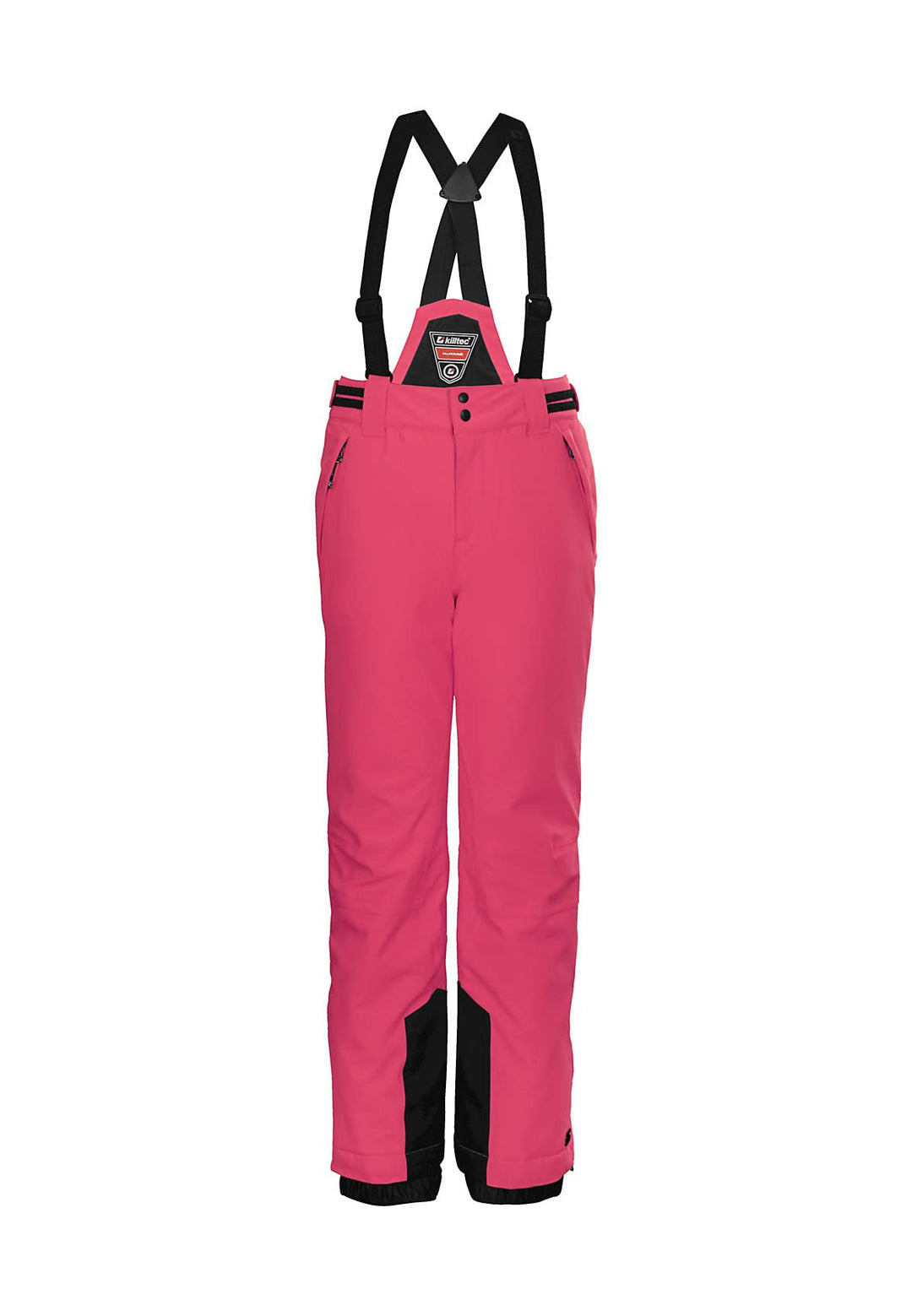 Killtec Mädchen Skihose/Funktionshose mit abzippbarem Latz, Schneefang und Kantenschutz Ksw 77 Grls