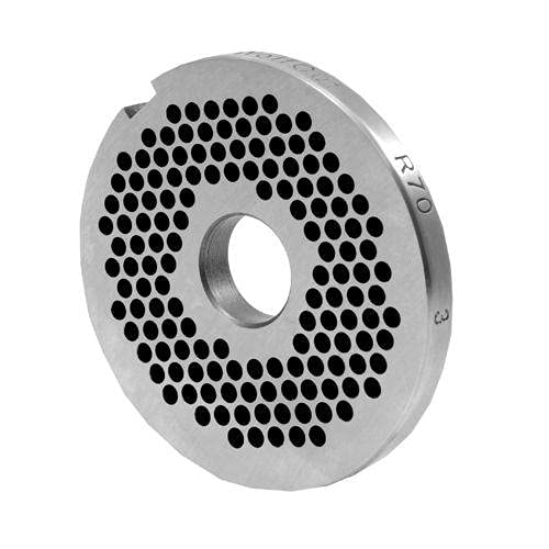 Wolfcut Lochscheiben kompatibel mit Fleischwolf Edertal EMS70 Werkzeugstahl (3,0 mm), 3,0 mm