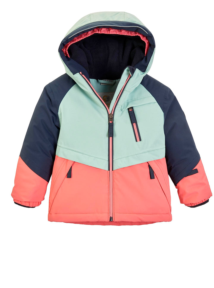 first instinct by killtec unisex Skijacke wasserdicht/Funktionsjacke mit Kapuze und Schneefang FISW