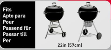 Weber 8835 Gourmet BBQ System, Grillrost mit