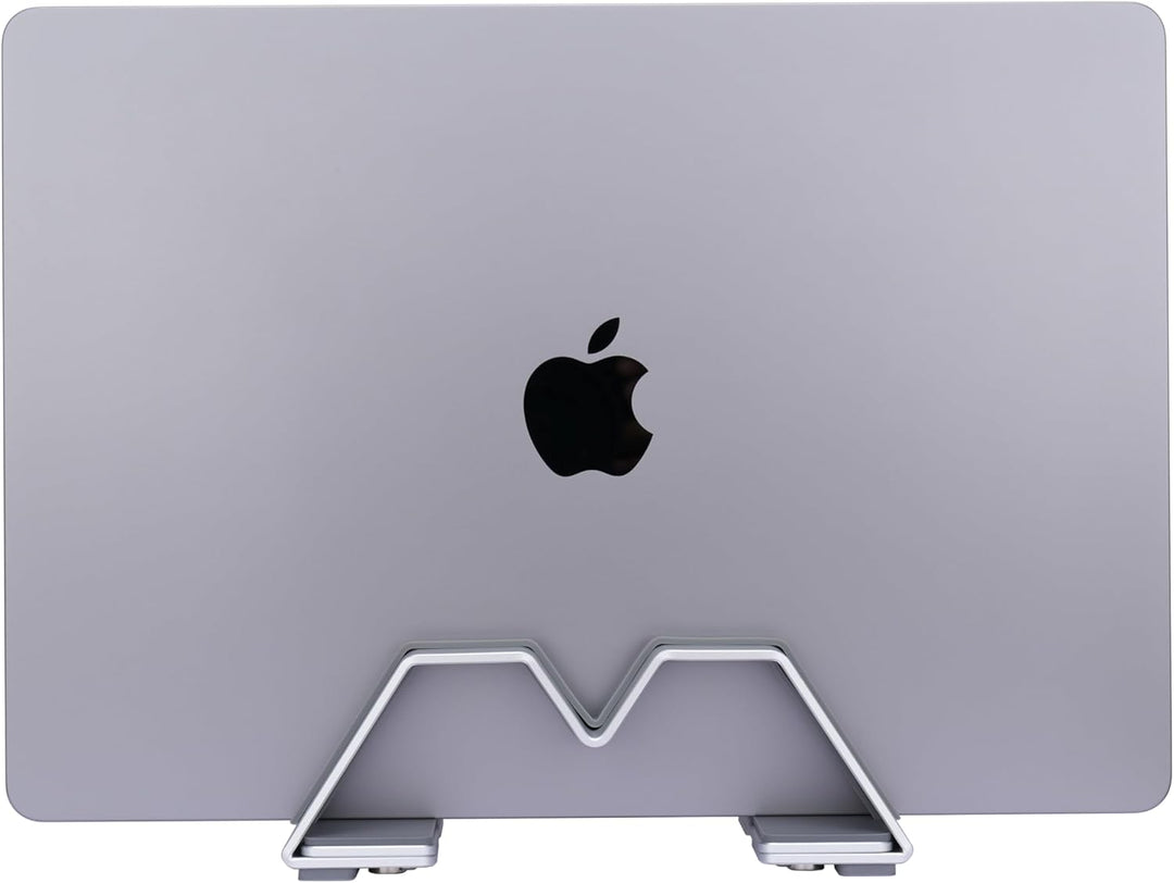 M-Form Einstellbar Vertikal Laptop Ständer - Aluminium, Universelle Passform für MacBook & Alle Lapt