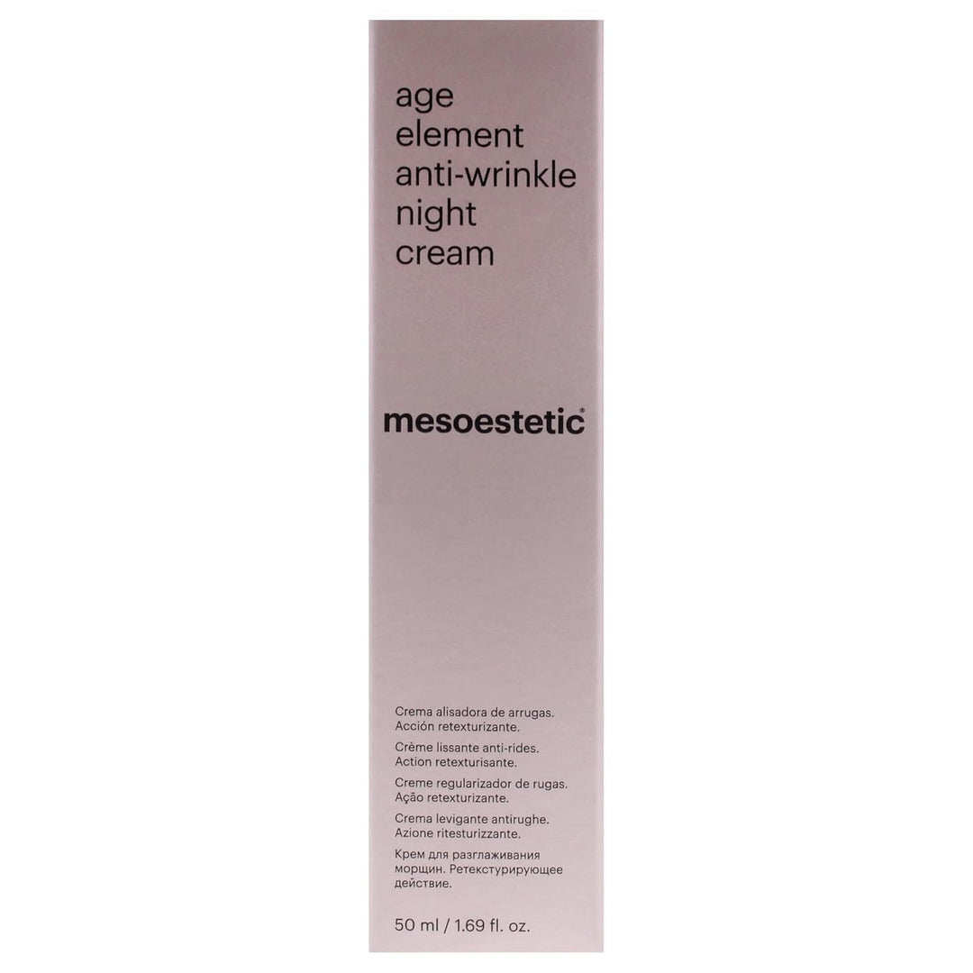 Mesoestetic - Age Element – Anti-Wrinkle Night Cream – 50 ml, Unparfümiert 50.7 ml (1er Pack)