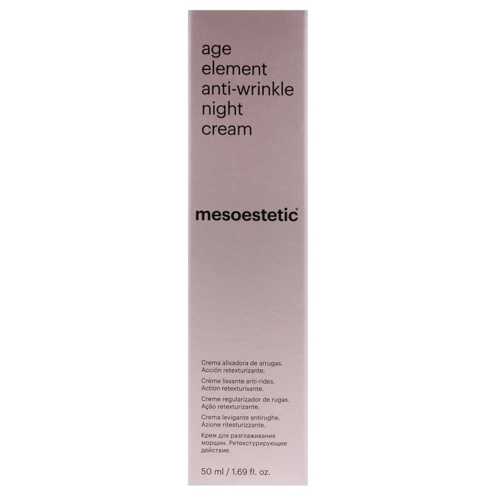 Mesoestetic - Age Element – Anti-Wrinkle Night Cream – 50 ml, Unparfümiert 50.7 ml (1er Pack)