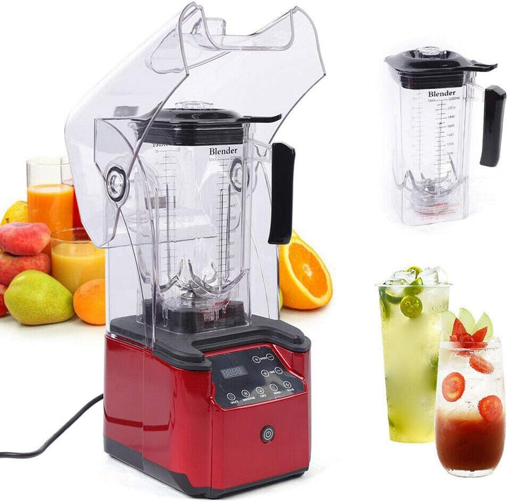 Schalldichter Standmixer, Smoothie, Zerkleinerer für Eis, Mixer, Küche, hohe Leistung, auf Sockel, D
