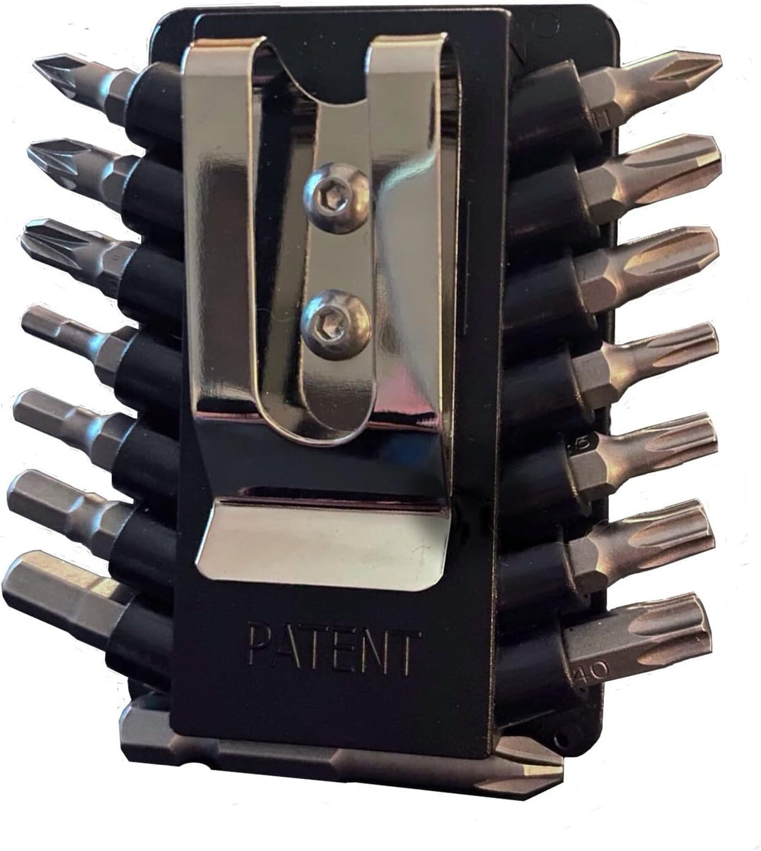 MagClip Magnetischer Bithalter mit 14 tlg. Bitsatz | starker Neodym Magnet | hält kleine Werkzeuge |