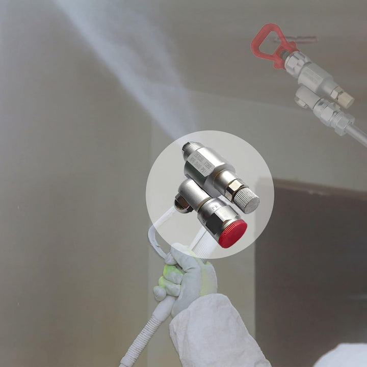 CleanShot Absperrventil mit Spitze, 287030 Airless Spray Adapter Gelenk für Airless Sprayer, Sprayer
