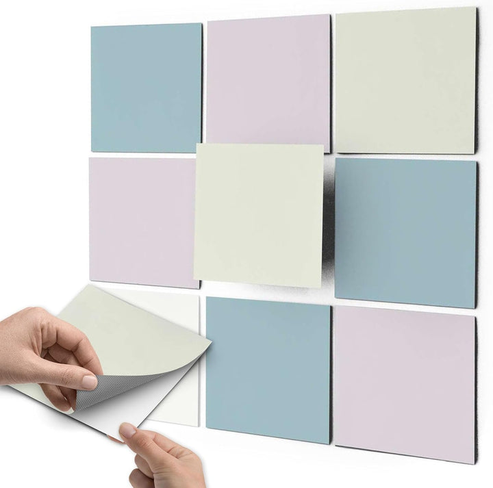 Sticker-Fliesen - Selbstklebende Fliesenfolie I Deko Badezimmer - Dekorfolie zur Badgestaltung und K