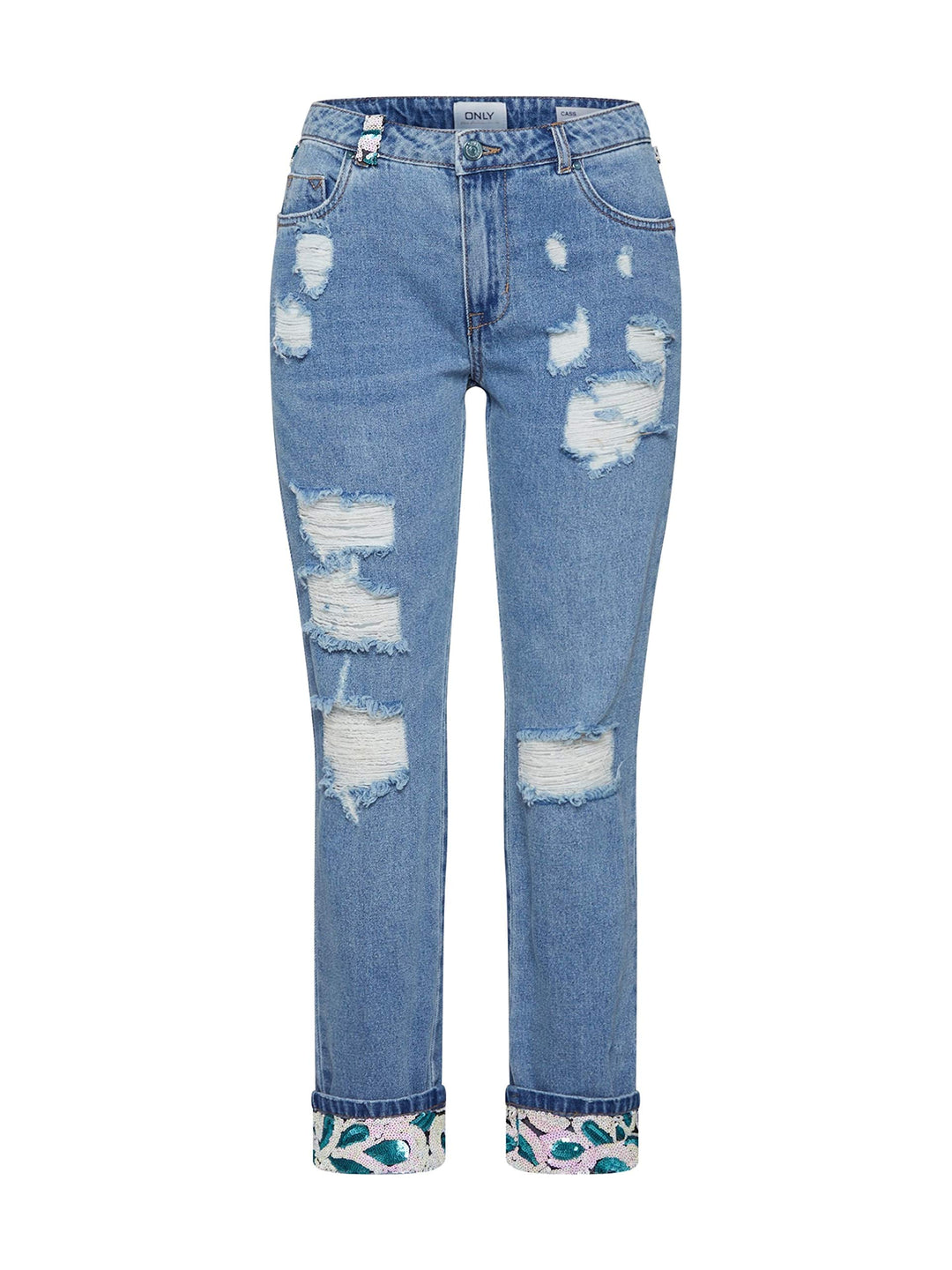 ONLY Damen Jeans Cass Blue Denim 28""32