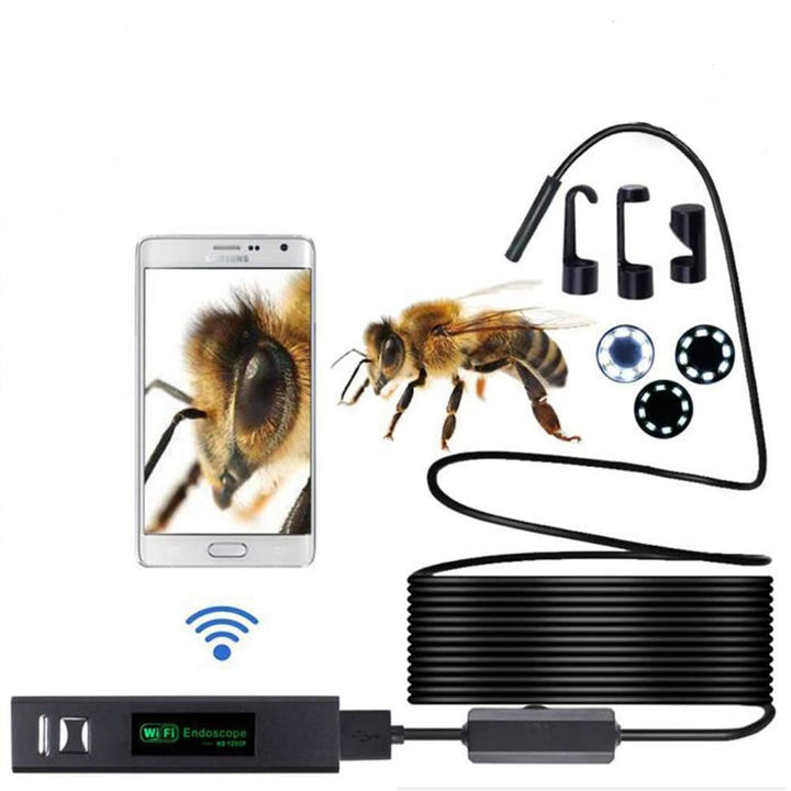 Lychee WiFi Endoskop Inspektionskamera IP68 wasserdichte 2,0 Megapixel HD Kabelloses Endoskop Kamera