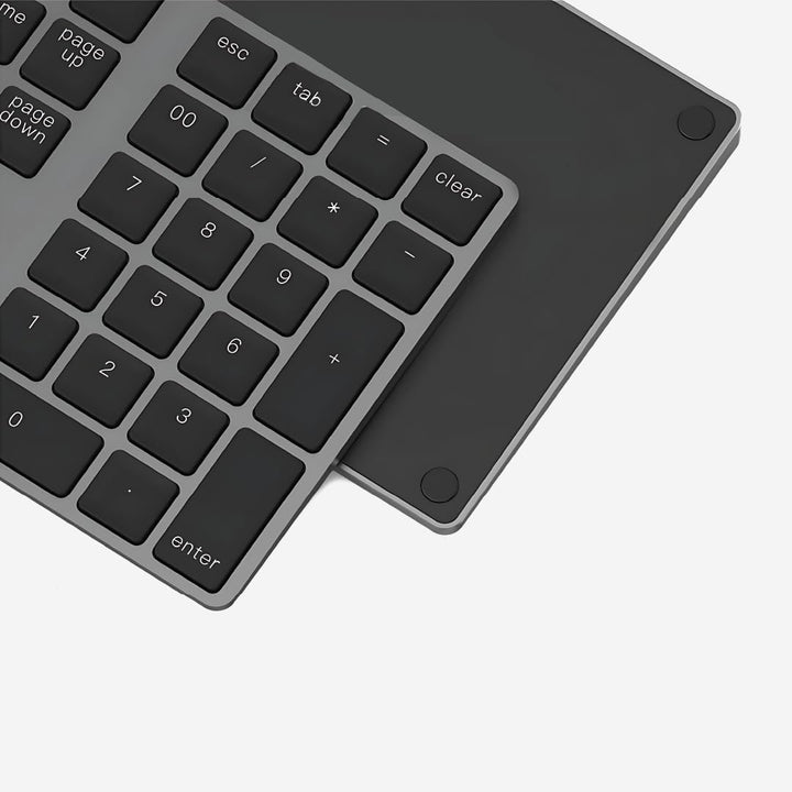 USB-C Bluetooth Numerische Ziffernblock – Kabelloses NumPad, Wiederaufladbare Numerische Tastatur fü