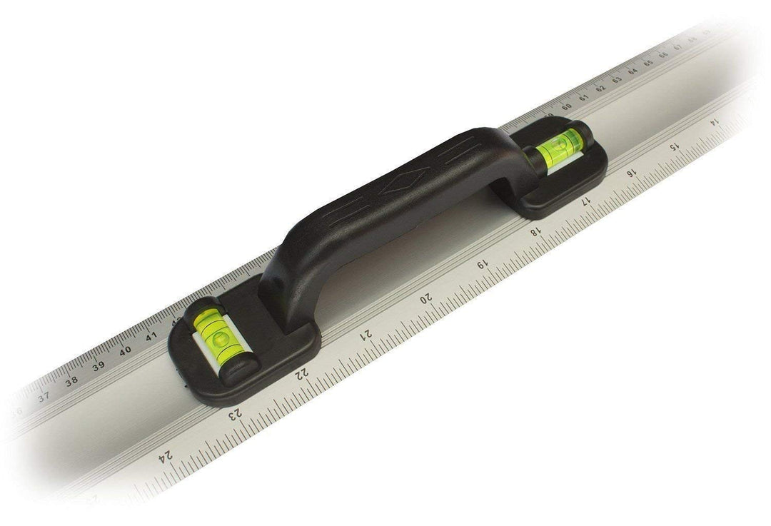 Toolzone 1m Alu mit Wasserwaagen und Griff - 1000mm