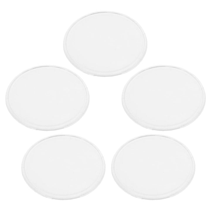 Zerodeko 5 Stück Silikonpad für Wimpern Runde Transparente Silikon Wimpernpalette Antistatisch für W