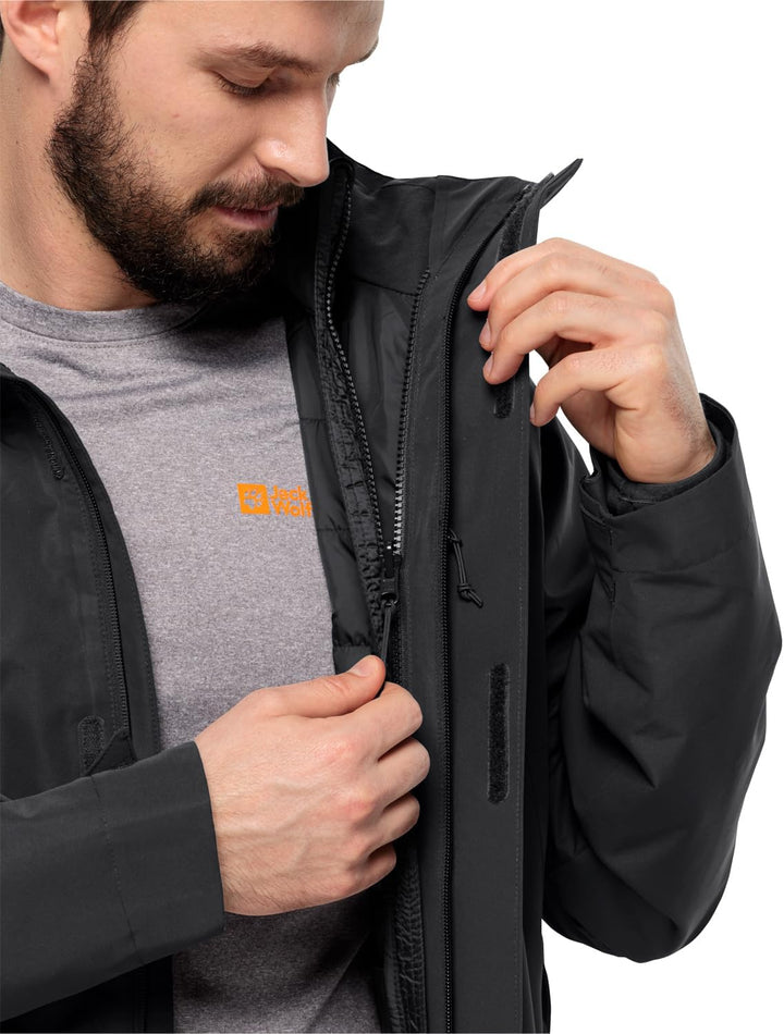 Jack Wolfskin Herren Jacket M Schwarz, M Schwarz