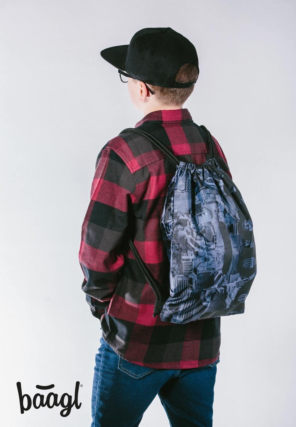 Baagl Schulrucksack Set Jungen 3 Teilig, Schultasche für Grundschule Volksschule, Grundschule Ranzen