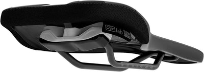 SQlab Unisex – Adult's 6ox Ergowave Active 2.1 MTB Gravity & E-Performance Bicycle Saddle 14 cm Schw