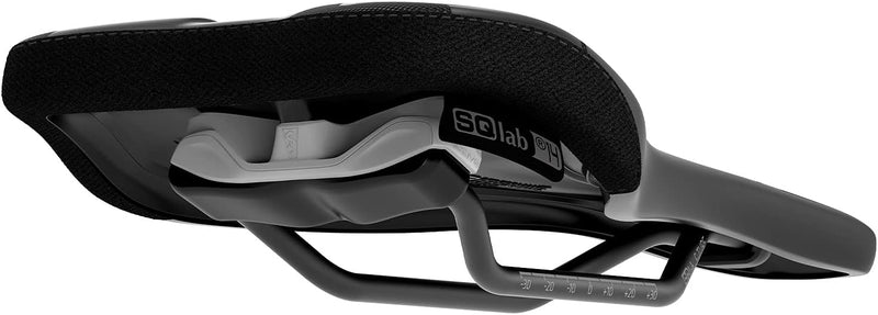 SQlab Unisex – Erwachsene 6OX Ergowave Active 2.1 MTB Gravity & E-Performance Fahrradsattel, Schwarz