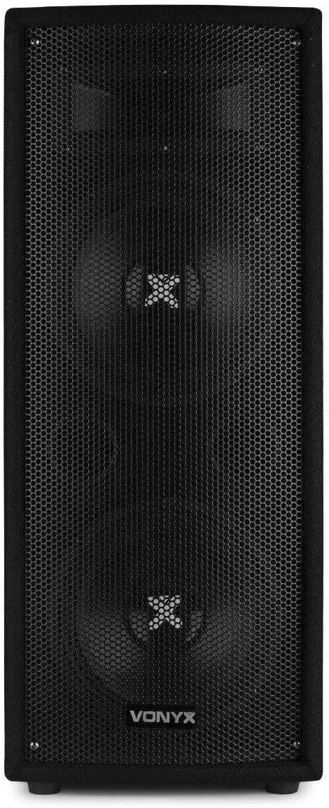 VONYX SL28 - PA Lautsprecher Box 2er Set, Passiv Speaker 2X 8 Zoll - 1600 Watt Peak - Disco Lautspre
