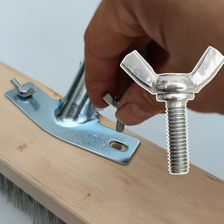 Betonbürste, Betonwäsche,Edelstahldrahtbürste | Peeling -Werkzeug im Freien, Aussen -Moos -Entferner
