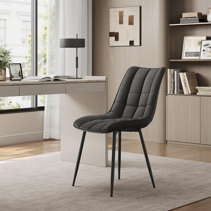 WOLTU Esszimmerstühle 2er Set, für Wohnzimmer Küche Esszimmer, Küchenstühle gepolstert mit Rückenleh