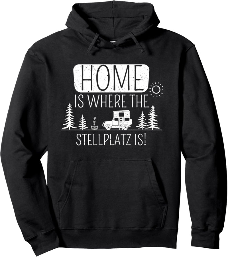 Autodachzelt Camping | Dachzelt Camper "Home is where..." Pullover Hoodie