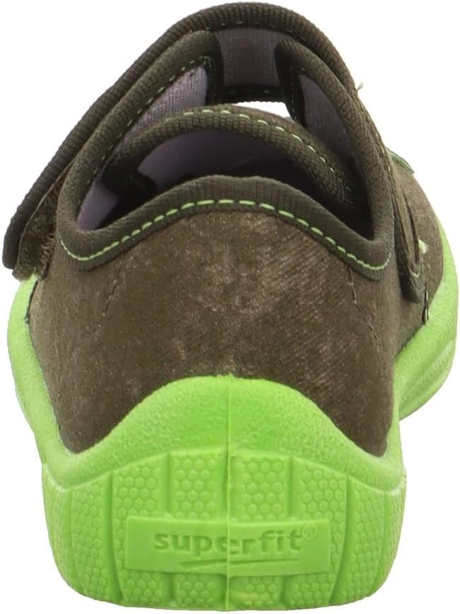 Superfit Jungen Bill Hausschuhe 35 EU Weit Grün 7010, 35 EU Weit Grün 7010