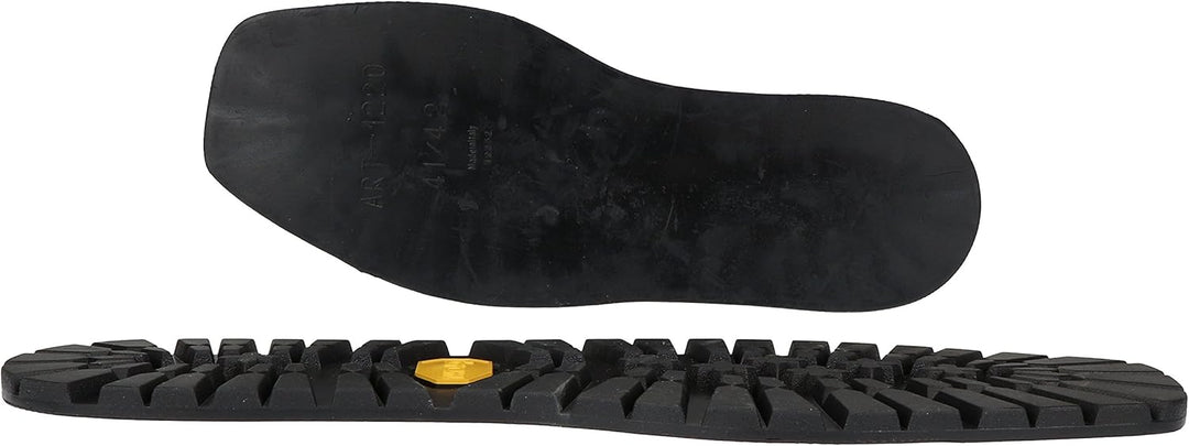 Langlauf Schuhbedarf® Exclusiv Vibram 1220 Flachsohle Jankuat für Wanderschuhe schwarz + 120g Kövulf