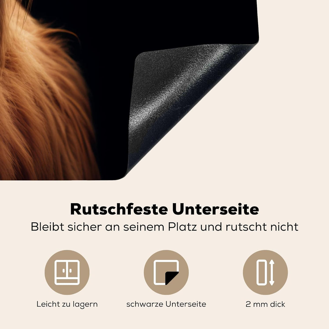 Herdabdeckplatte 90x52 cm Einteilig Induktionsmatte Küche Abdeckung Ceranfeld Herd Abdeckplatte Deko