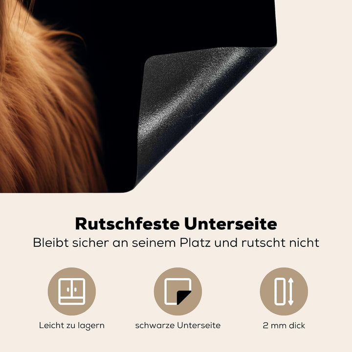 Herdabdeckplatte 90x52 cm Einteilig Induktionsmatte Küche Abdeckung Ceranfeld Herd Abdeckplatte Deko