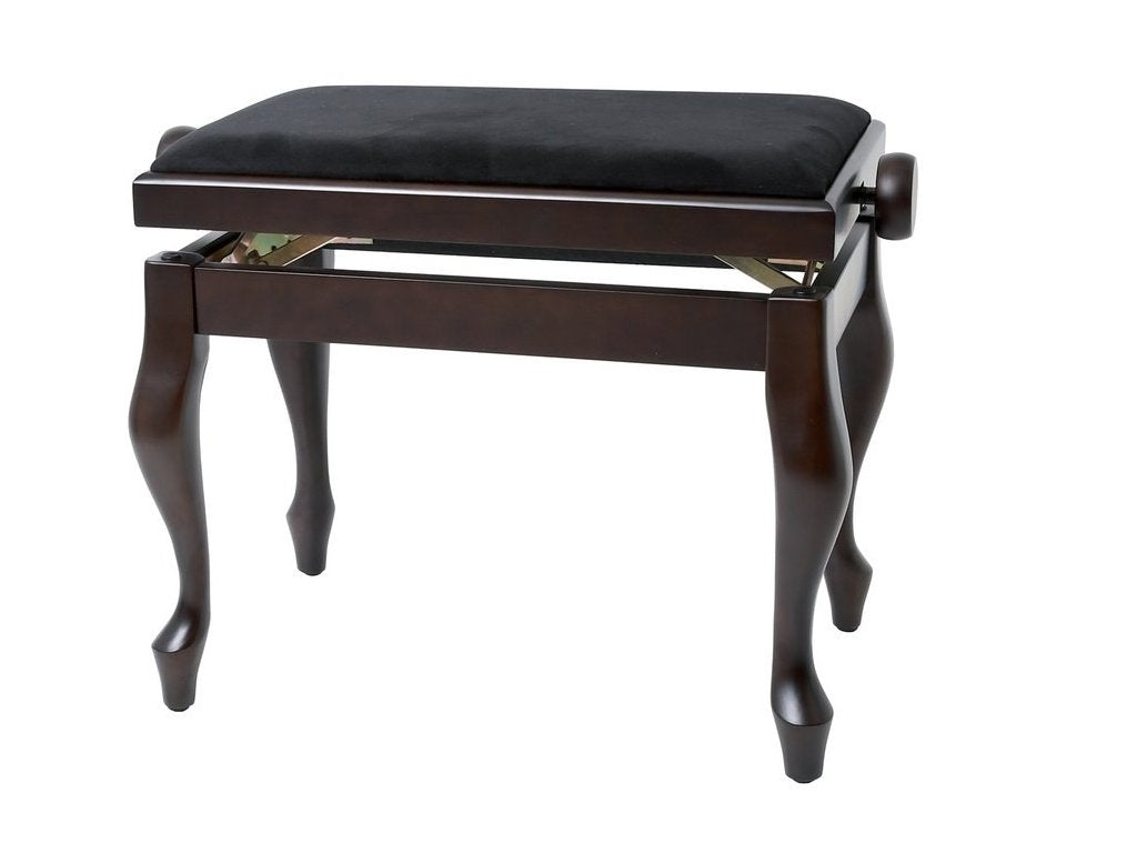 GEWA Pianobänke, Pianostuhl Deluxe Classic schwarz hochglanz Schwarz Hochglanz Deluxe Classic, Schwa